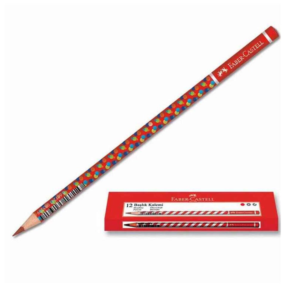 Faber-Castell Başlık Kalemi Bubble Kırmızı