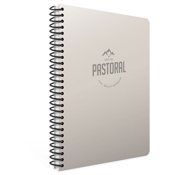 Gıpta Spiralli Plastik Kapak Defter Pastoral 17x24 72 YP Kare