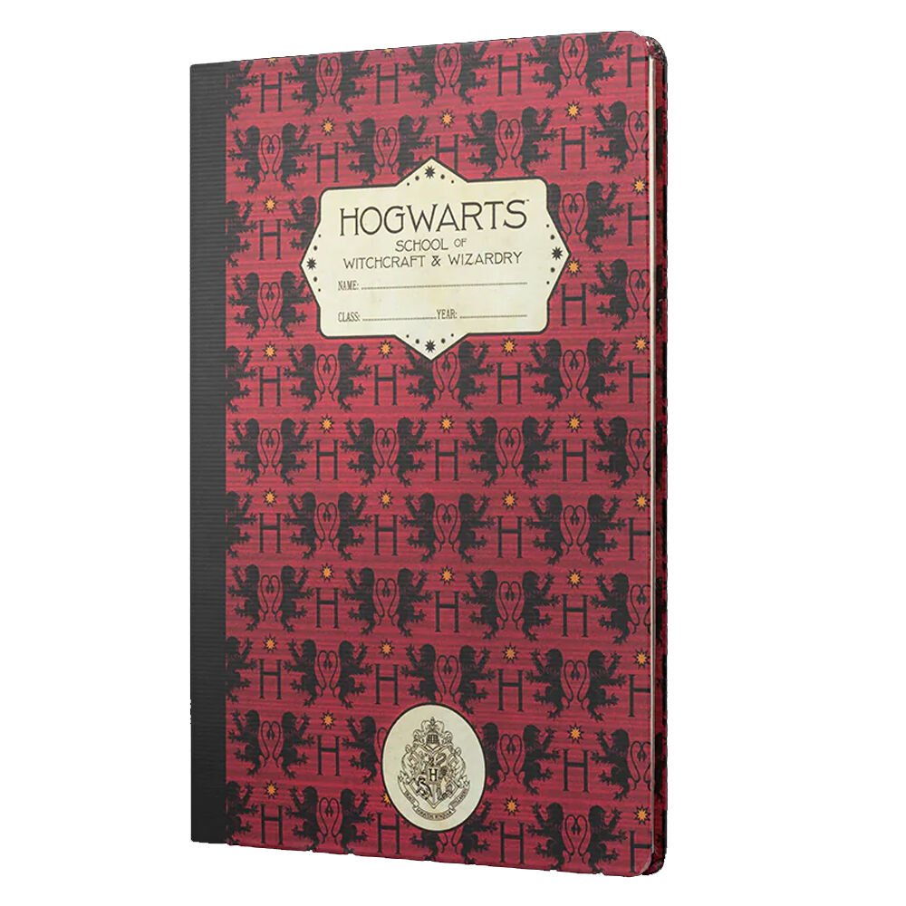 Mabbels Sert Kapak Butik Defter Harry Potter Hogwarts Gryffindor Kırmızı 80 YP 15x21 DFT-388159