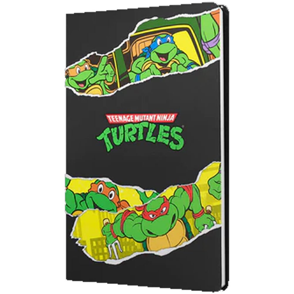 Mabbels Sert Kapak Butik Defter Ninja Turtles Siyah 80 YP 15x21 DFT-388234