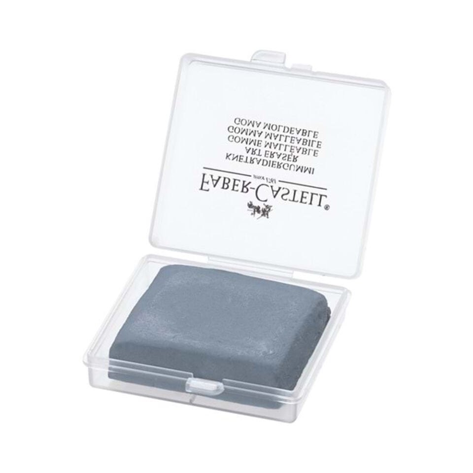 Faber-Castell Öğrenci Silgisi Hamur Plastik Kutulu Gri 12 72 20