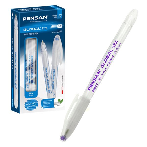 Pensan Tükenmez Kalem Global 0.5 MM Eflatun 2221