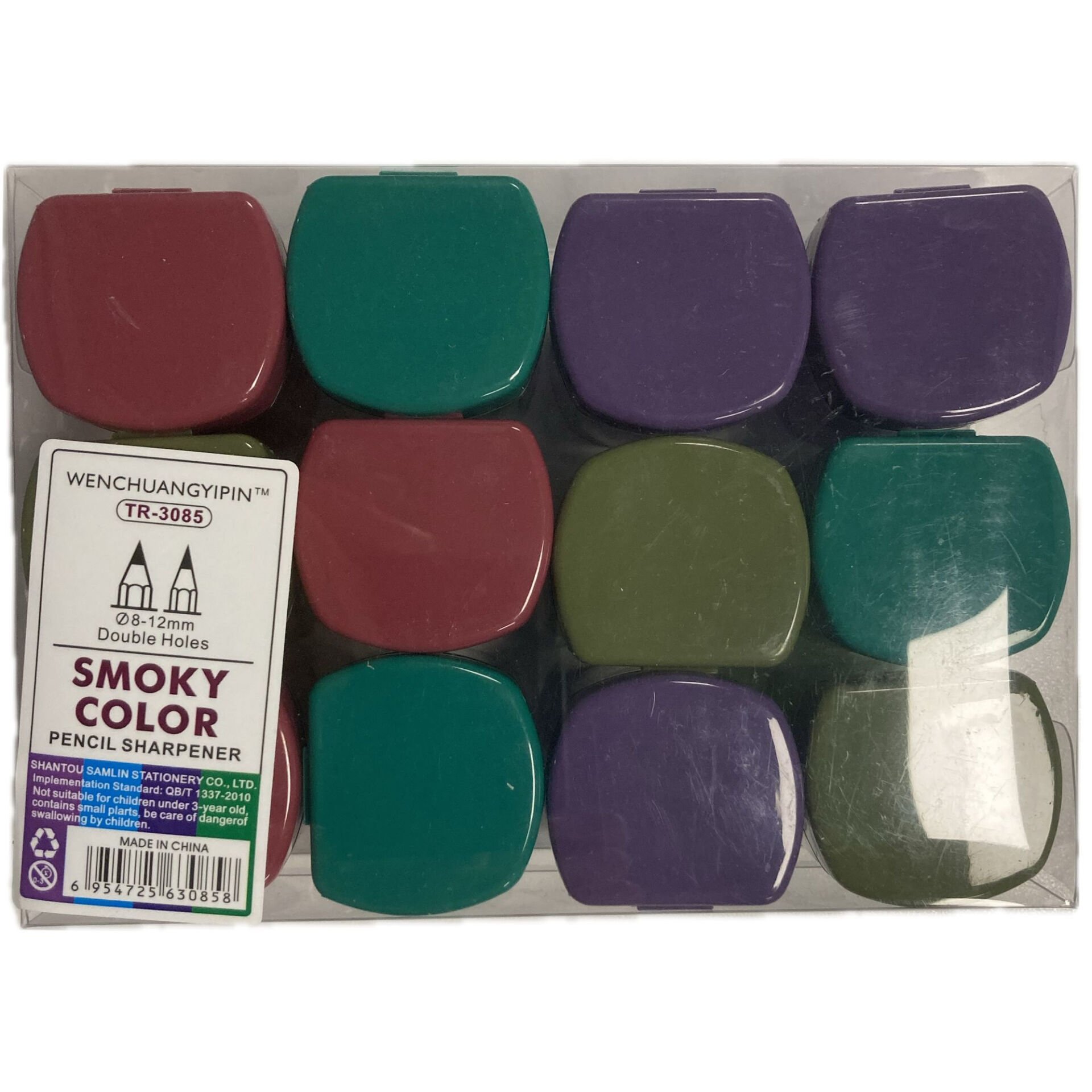 Bafix Kalemtraş Çiftli Hazneli Smoky Color TR-3085
