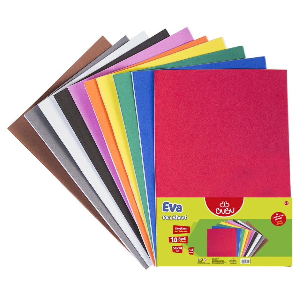 Bu-Bu Eva 50x70 Cm Yapışkanlı 2 MM Krş.10 Lu BUBU-EV0021