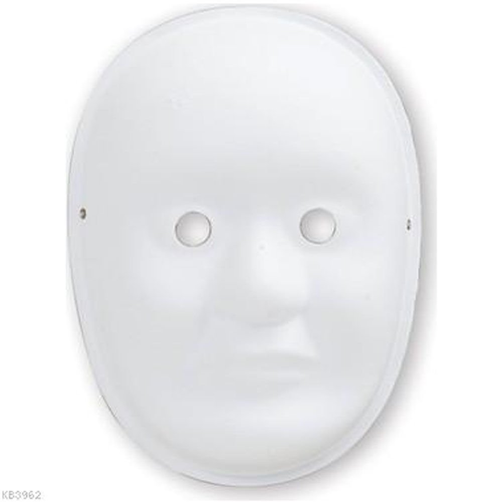Puti Maske Karton Şişman Surat 5183