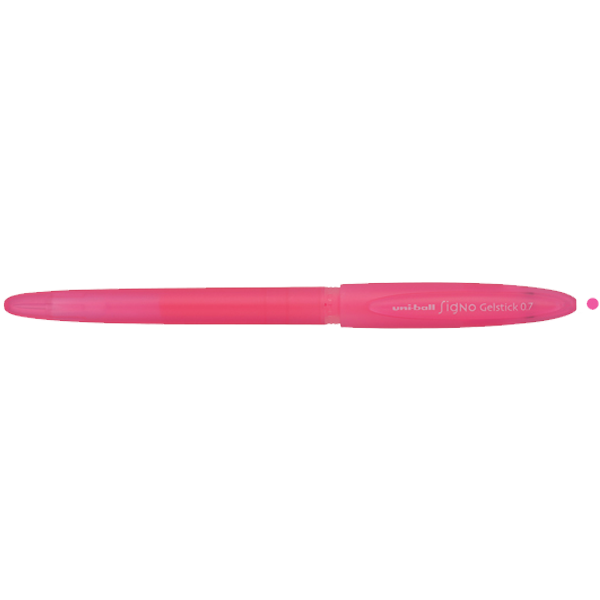 Uni-Ball Roller Kalem Signo Gelstick Jel Bilye Uç 0.7 MM Fosforlu Pembe UM-170