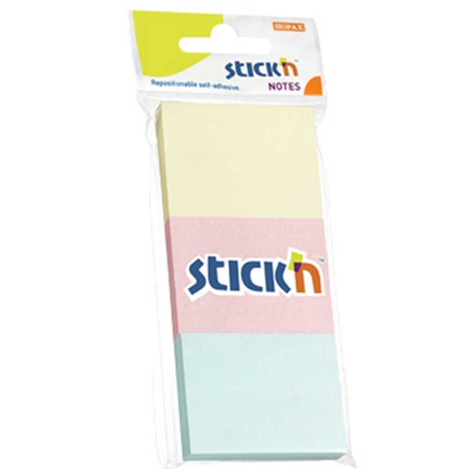 Hopax Stıckn Yapışkanlı Not Kağıdı 38x51 3 Renk 21126