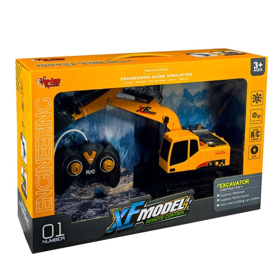 Vardem Oyuncak Uzaktan Kumandalı Ff Şarjlı Xf Model Kazıcı Metal VRD-XFG-789-410B
