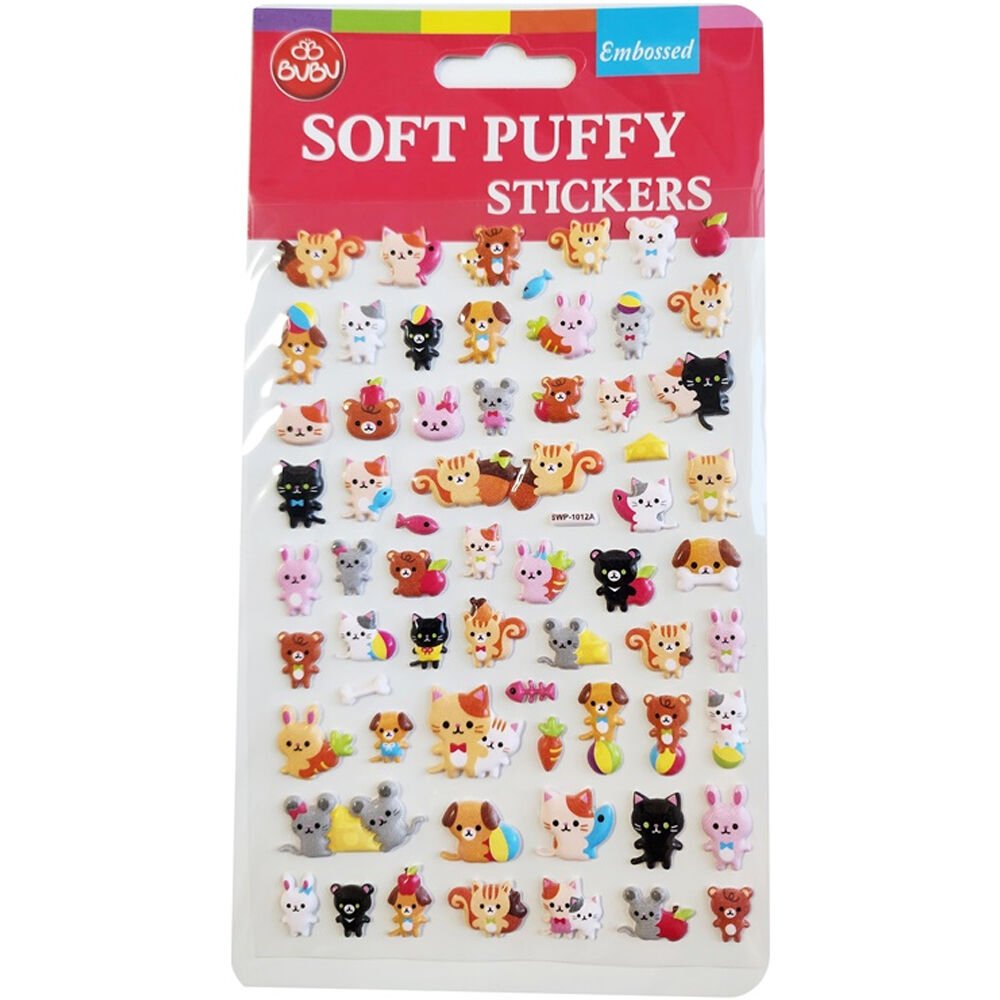 Bu-Bu Soft Puffy Stıckers Cats 10,9x20,5 BUBU-SWP-1012A