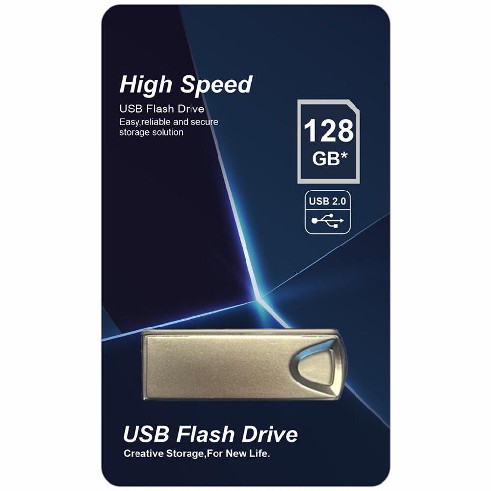 Elba Flash Bellek128 Gb Metal 2.0 Usb
