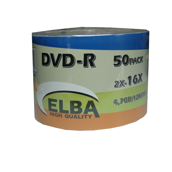 Elba DVD-R 4.7 GB / 120 DK Shrink 50 Lİ