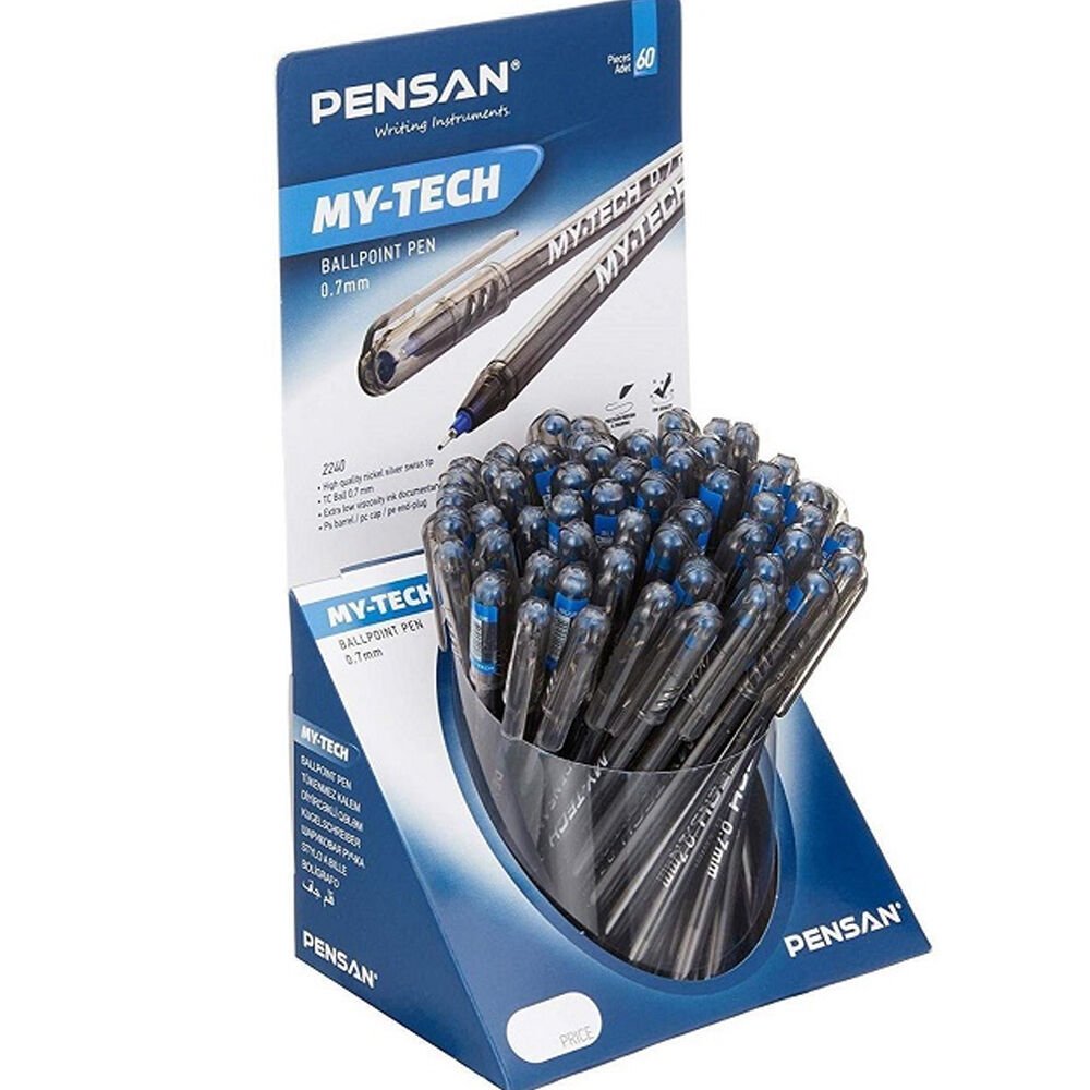 Pensan Tükenmez Kalem My-Tech 1.0 MM Mavi 60 LI 2250