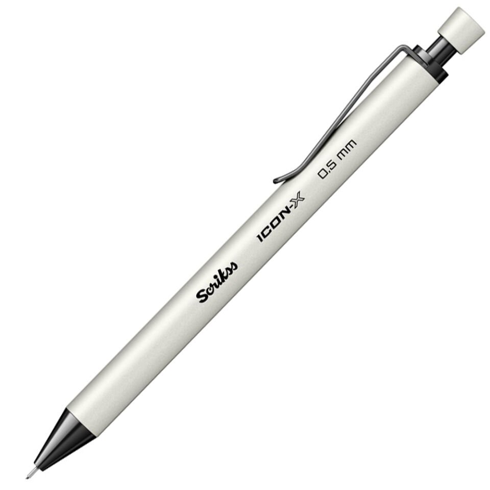 Scrikss Versatil Kalem Icon-x Metal 0.5 MM Beyaz 12 Li