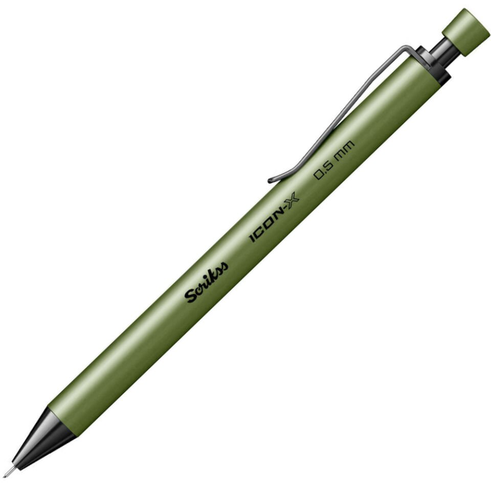 Scrikss Versatil Kalem Icon-x Metal 0.5 MM Yeşil 12 Li