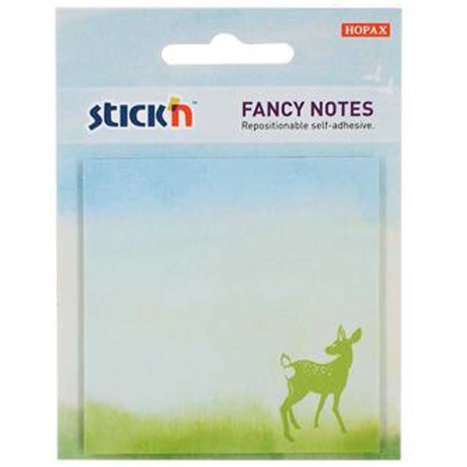 Hopax Stıckn Yapışkanlı Not Kağıdı Fancy 1.Seri 30 YP 70x70 21727