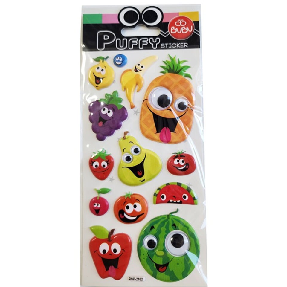 Bu-Bu Puffy Stıck Oynar Gözlü Şaşkın Robotlar 9x21 BUBU-SWP-2416
