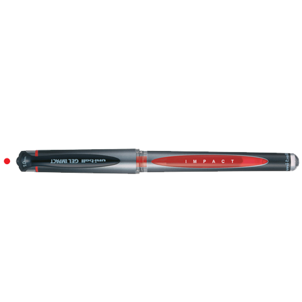 Uni-Ball Roller Kalem Signo Broad Jel Bilye Uç İmza Kalemi 1.0 MM Kırmızı UM-153S