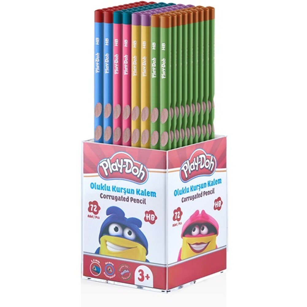Play-Doh Kurşun Kalem Oluklu 72 Li PLAY-KK023