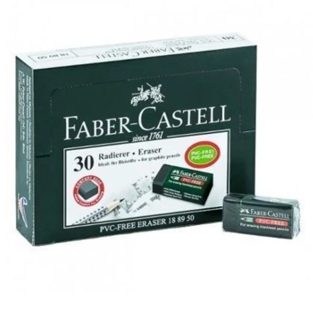 Faber-Castell Öğrenci Silgisi 30 LU Siyah (7089-30) 18 89 50