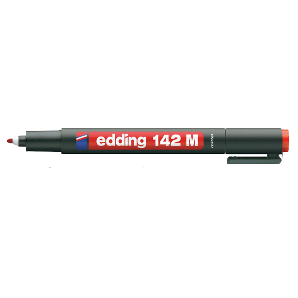 Edding Asetat Kalemi Permanent M Seri 1 MM Kırmızı 142 M