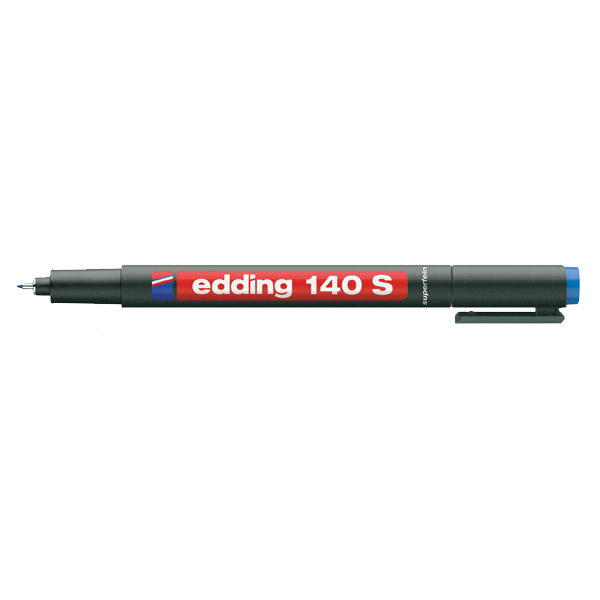 Edding Asetat Kalemi Permanent S Seri 0.3 MM Mavi 140 S