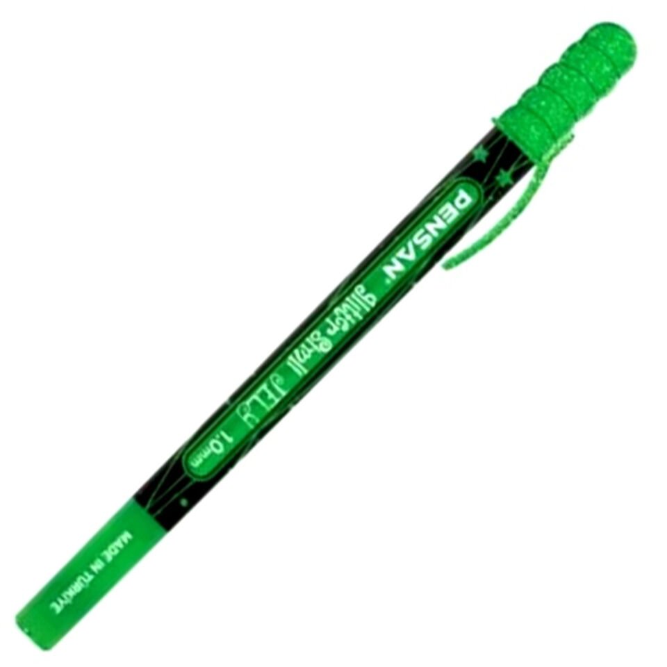 Pensan Jel Kalem Jely 1.0 MM Glıtter Simli Yeşil 2800