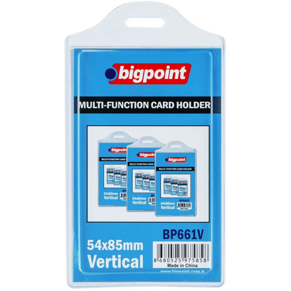 Bigpoint Kart Kabı Çok Amaçlı Soft Dıkey 54x85 MM BP661V