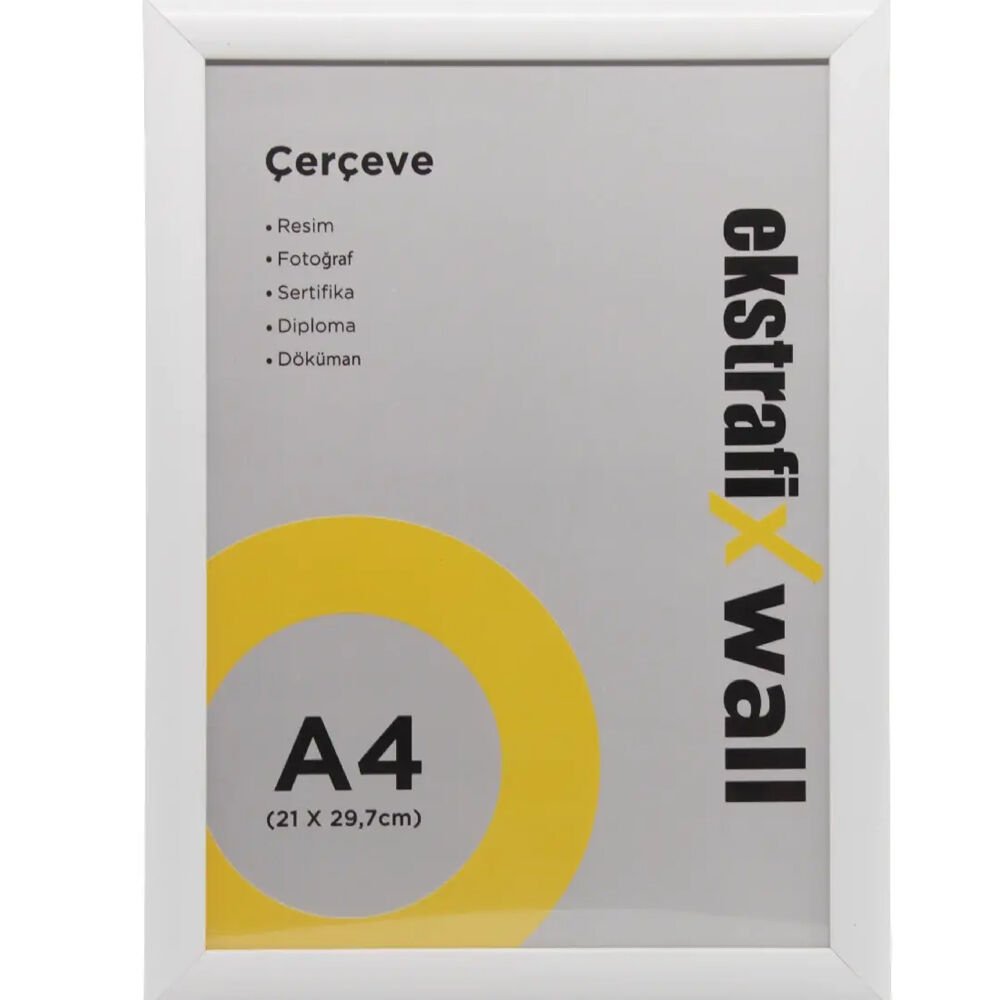 Ekstrafix Çerçeve A4 22 Lik Beyaz Fix-çb04