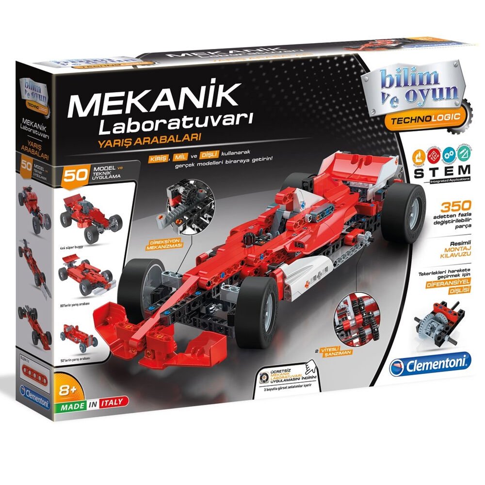 Clementoni Mekanik Laboratuvarı Yarış Arabaları Formula 1