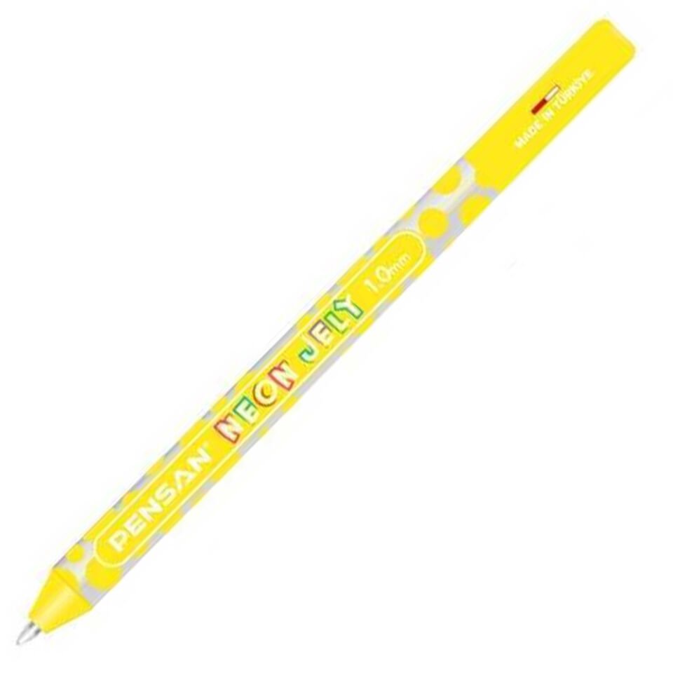 Pensan Jel Kalem Jely 1.0 MM Neon Sarı 2801