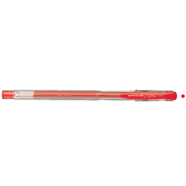 Uni-Ball Roller Kalem Signo Fine Jel Bilye Uç 0.7 MM Kırmızı UM-100
