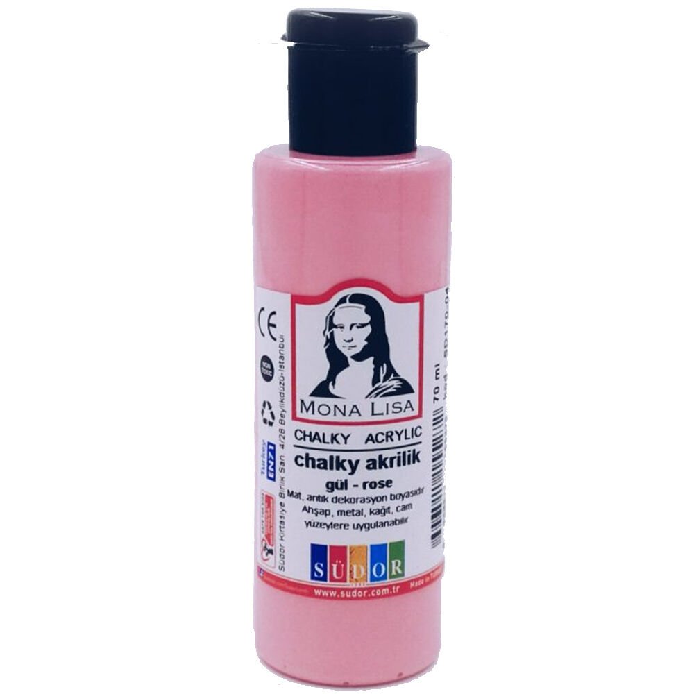 Mona Lisa Akrilik Boya Chalky 70 ML Gül SD170-04