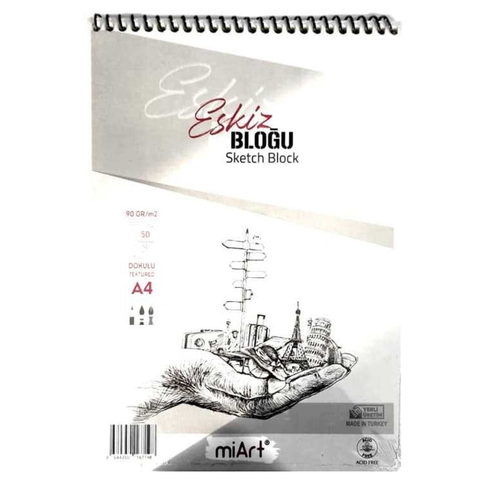 Miart Eskiz Defteri A4 90 Gr 50 YP