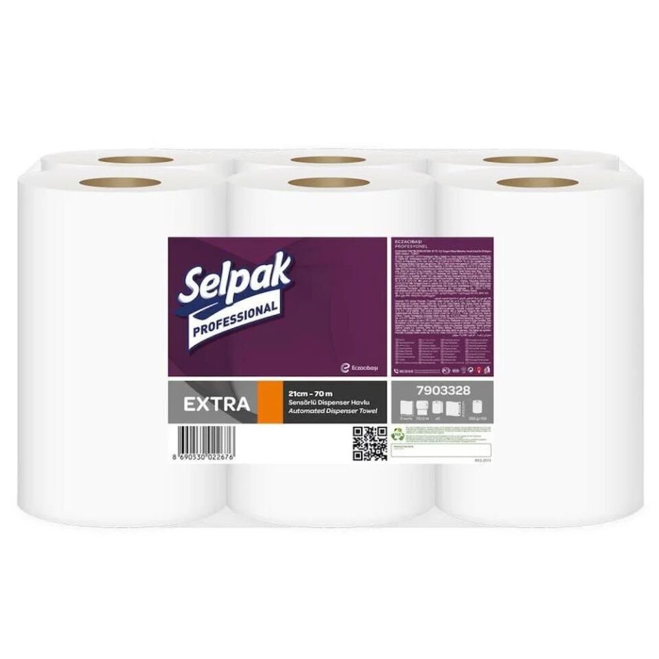 Selpak Havlu Professional Extra Sensörlü 21 CM 70 MT 7903328