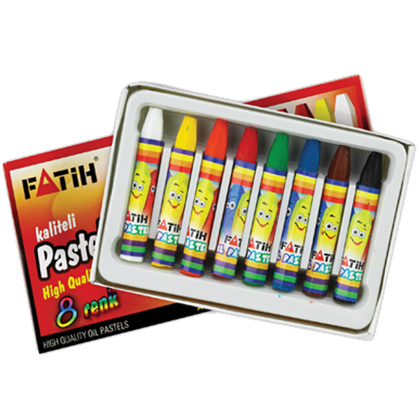 Fatih Pastel Boya 8 Renk King Size