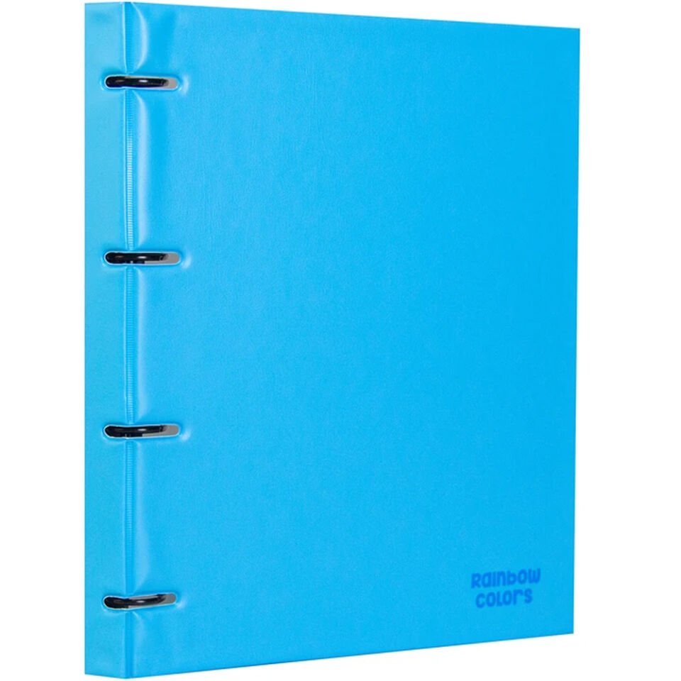 Önder Raınbow Colors 4 Halkalı Pvc Açık Mavi 122-21