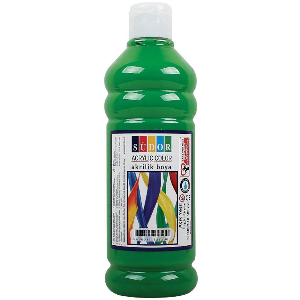 Südor Akrilik Boya 500 ML Açık Yeşil SD1009-10