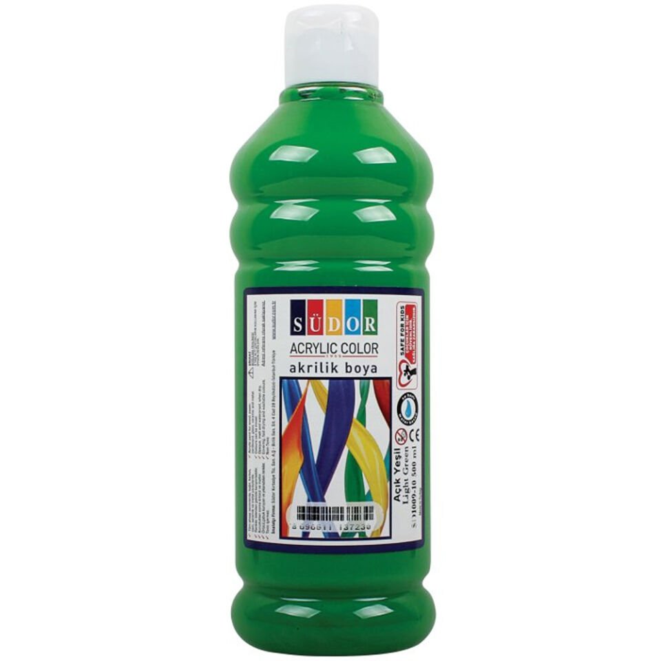 Südor Akrilik Boya 500 ML Açık Yeşil SD1009-10