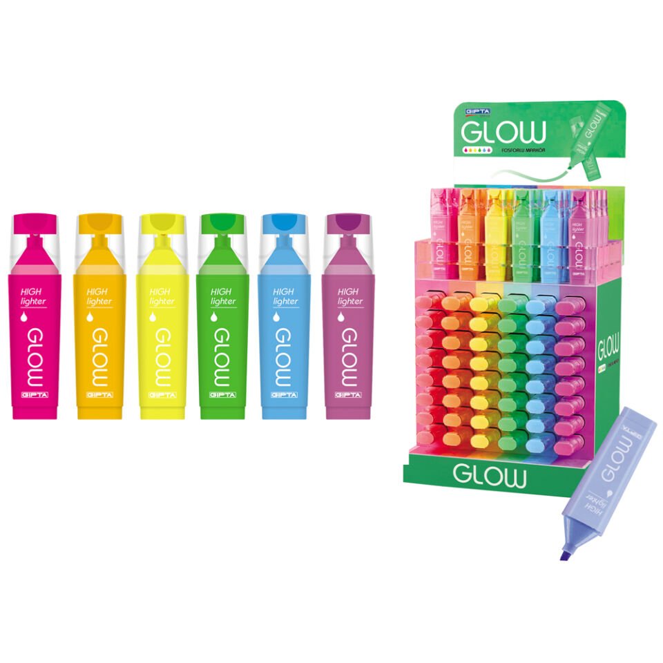 Gıpta Fosforlu Kalem Neon 180 li Stand