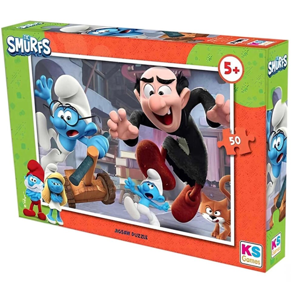 Ks Games Puzzle Smurf 50 Prç