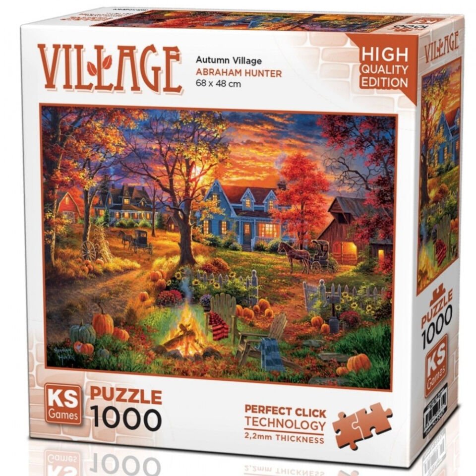 Ks Games Puzzle 1000 Parça Autumn Village 20671