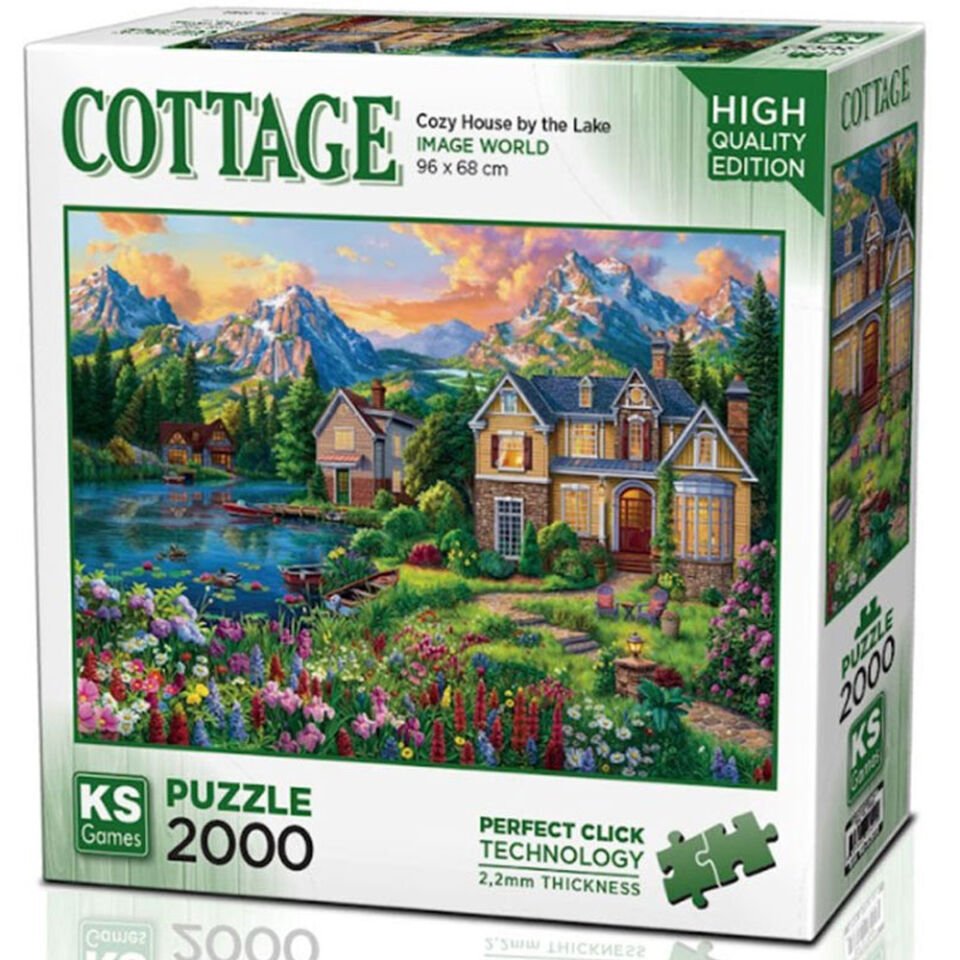 Ks Games Puzzle 2000 Cozy House By The Lake
