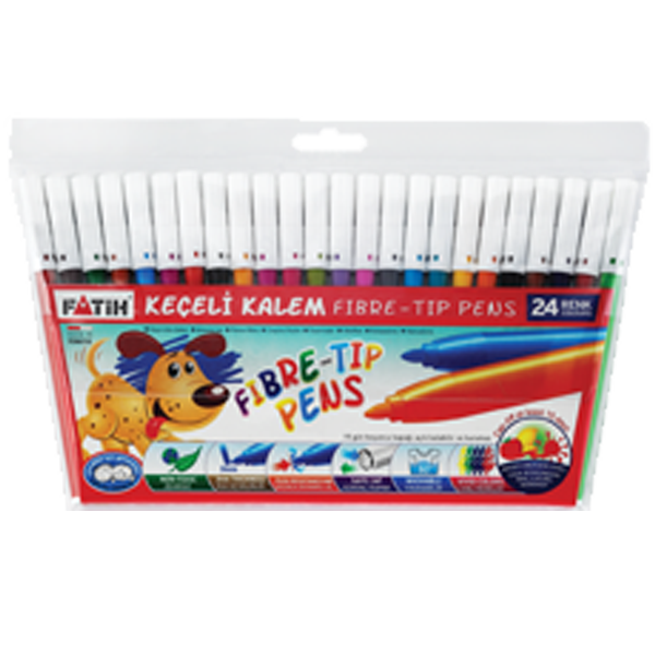 Fatih Keçeli Boya Kalemi 24 Renk 34050