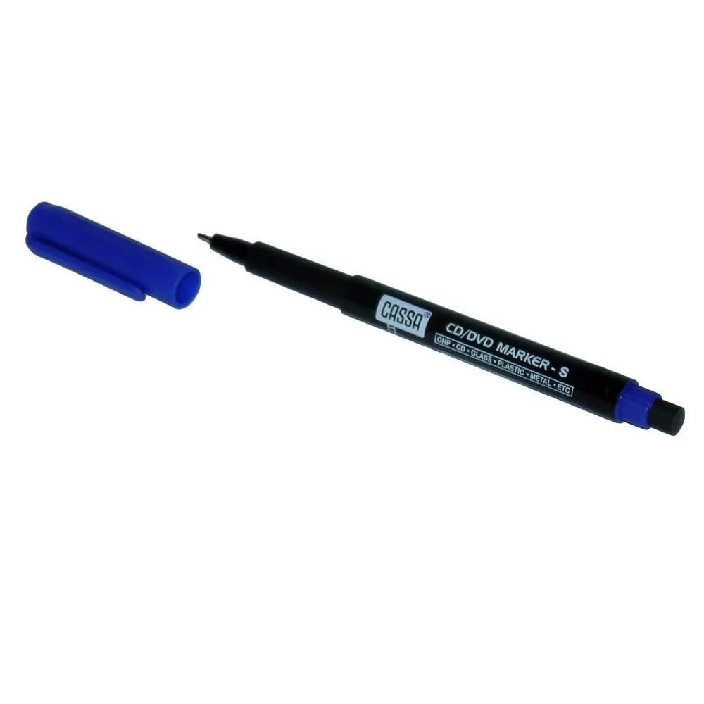 Cassa Asetat Kalemi Permanent Marker S Seri Mavi 8726