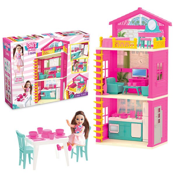 Dede Oyuncak Lola Nın Evi 3 Katlı 03662