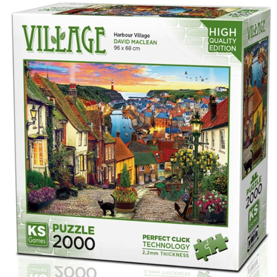 Ks Games Puzzle 2000 Harbour Village 22525