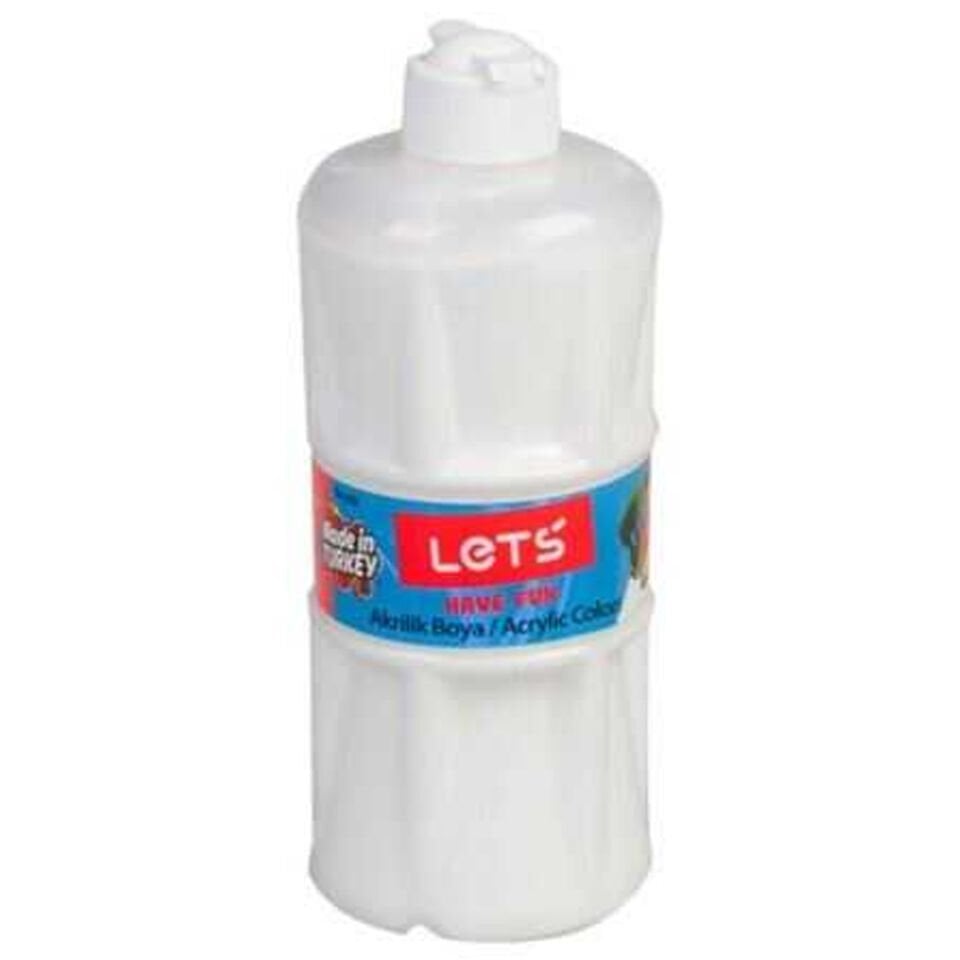 Lets Akrilik Boya 500 ML Beyaz L-5300