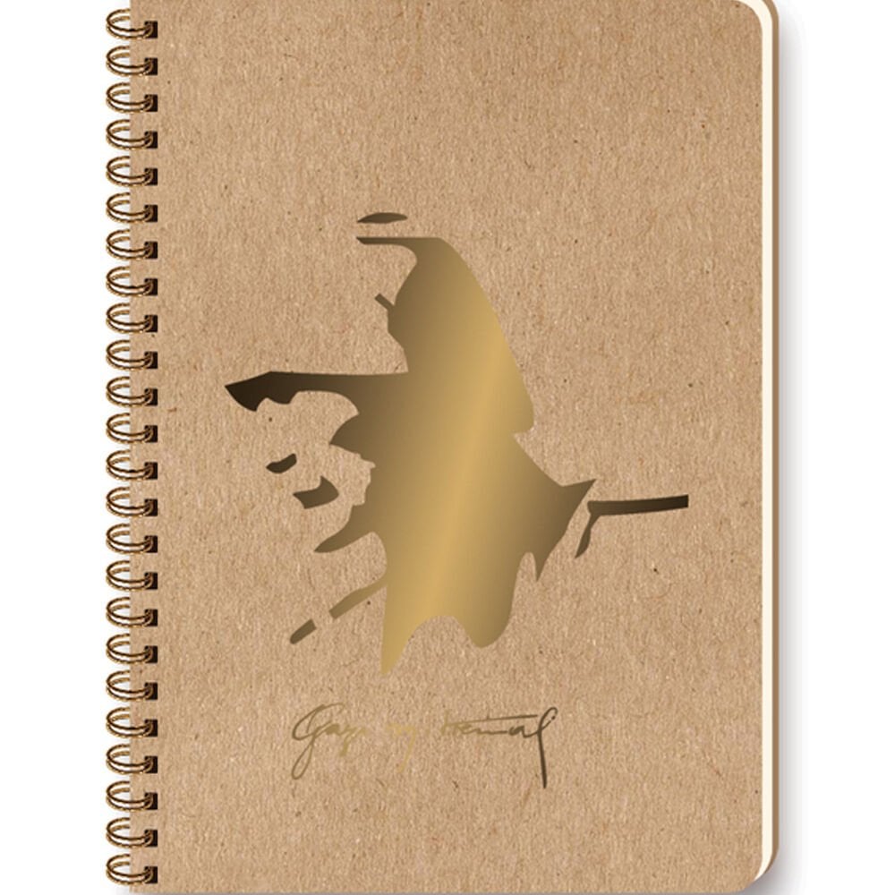 Keskin Color Spiralli Defter Funky Atatürk 16,5x22,5 100 YP Çizgili 418111-99