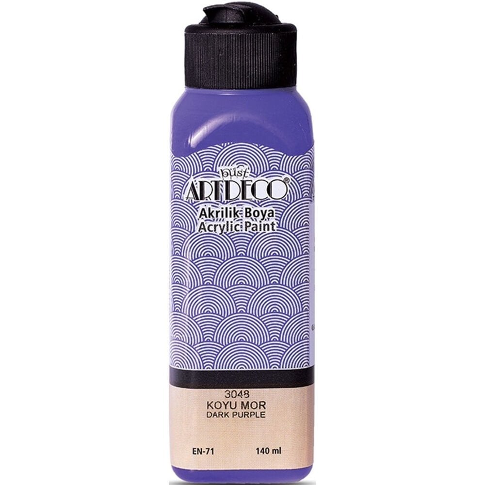 Artdeco Akrilik Boya 140 ML Koyu Mor 070R-3048
